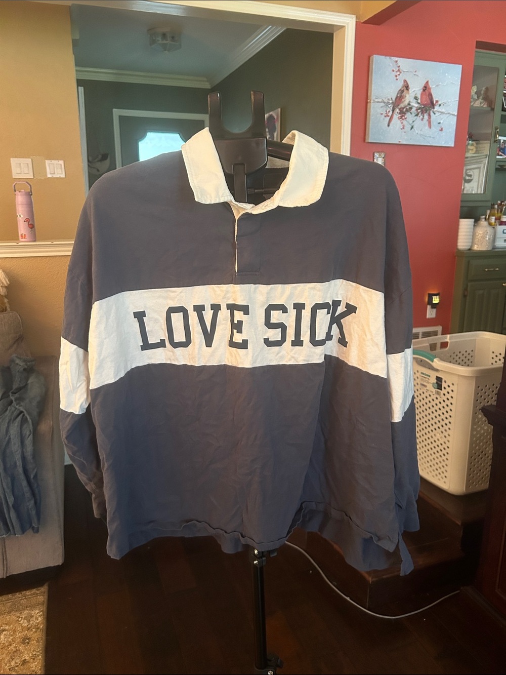 Love Sick Long-Sleeve Rugby Shirt
